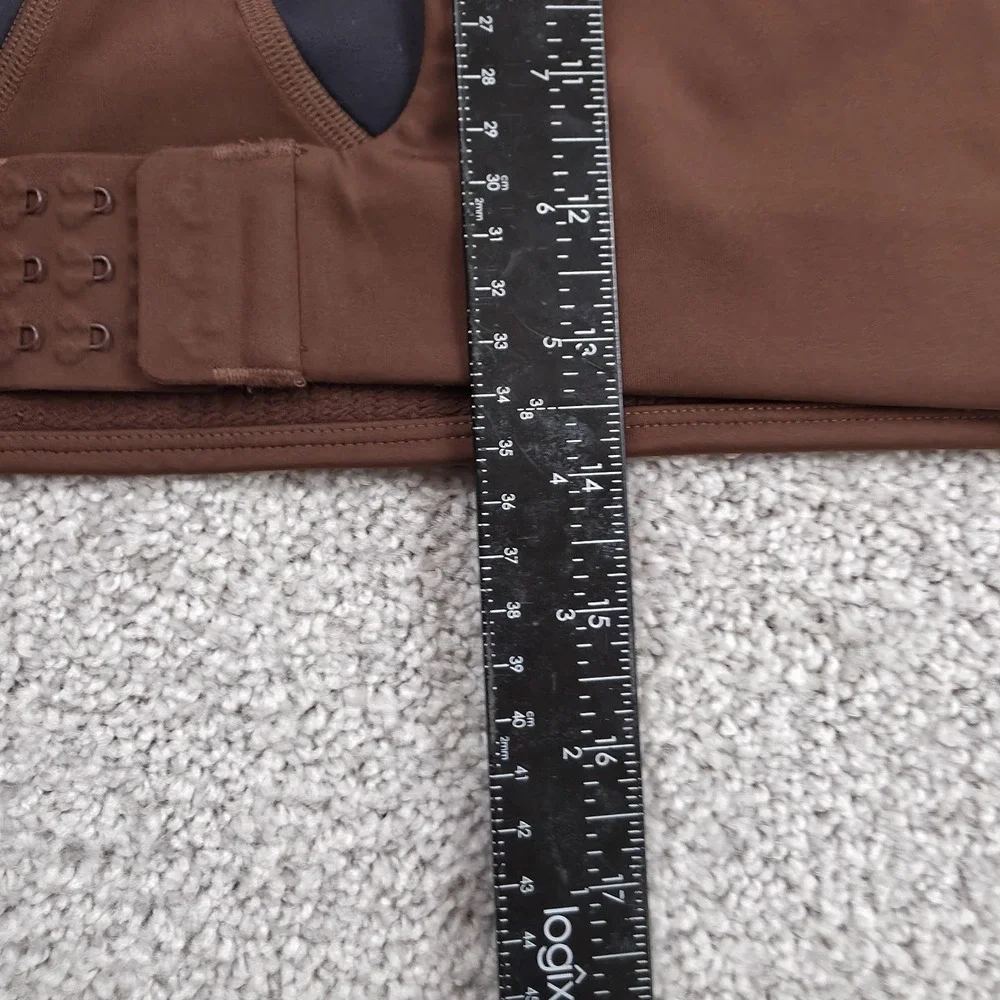 Girlfriend Collective Simone High Support Sports Bra Womens 2XL Cross Back Brown